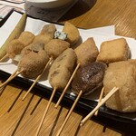 串揚げとワイン はち - 串揚げおまかせ10本