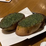 串揚げとワイン はち - ガーリックトースト