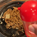 まるしょう - 途中でお酢を掛けて味変