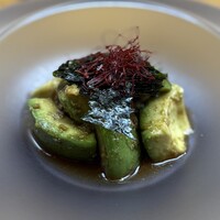 アボカドの本わさび醤油和え