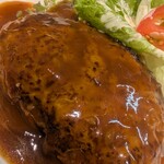 社 - ふっくらハンバーグ♪