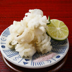 和食鉄板 銀座 朔月 - はもの唐揚げ