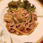 坂福 - 豚肉の細切り炒め