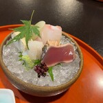 京懐石 美濃吉 竹茂楼 - カツオ・鯛・イカ・湯葉
