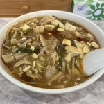 麺や二代目 夜来香 - スーラータンメン(中辛、醤油、大盛)