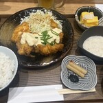 定食・麦とろ 五之膳 - 揚膳『大山どり胸肉のチキン南蛮』➕とろろ