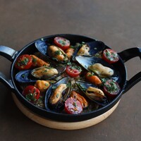 ティエラ バレーゼ リゾット ジャガイモ ムール貝 トマト ペコリーノ