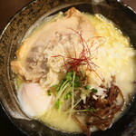 麺酒房 龍安 - 鶏節塩らーめん（大盛）