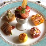 季節の冷製オードブル盛合せ