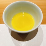 鮨まつうら - スイートコーンとあさりだしのスープ
