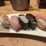 能登前寿司　もりもり寿し - 北陸５点盛り（¥2.000）