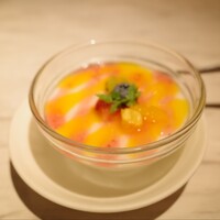 中華街 桂宮 - フルーツ杏仁豆腐