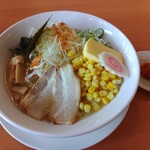 幸楽苑 - 塩バターコーン+千切りネギ