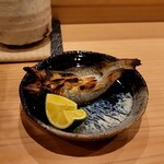 銀座 きた川 - 鮎の塩焼き
