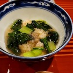 銀座 きた川 - 餡掛けで