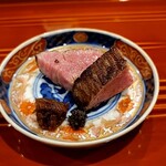 銀座 きた川 - 愛するとび牛玉鋼焼き