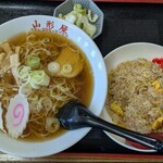 山形屋 - 料理写真:ラーメン＆半チャーハン