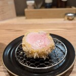 とんかつ成蔵 - 一番柔らかい部位、シャ豚ブリアン。