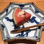 鮨 こしかわ - スイカに和三盆