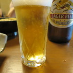 あつた蓬莱軒 - キリンラガー　大瓶