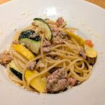 Pizzeria Lume di Luna - 自家製サルシッチャとズッキーニのアーリオオーリオ