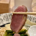 開運橋通 ふじ原 - 2日間特製ダレに漬け込んだ鴨ロース