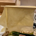 開運橋通 ふじ原 - 座布団（大判の麺）はムチっムチっ