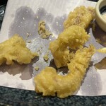 水炊き 善哉 - イカの残ったゲソは天ぷらに揚げて貰えます