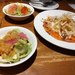 Italian Kitchen VANSAN プレナ幕張店 - ランチセットサラダ  サーモンオニオンカルパッチョ