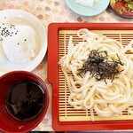 長屋そば部会 - ざるうどんとおにぎり
