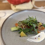 Girouette - 朝どれアスパラと頂鱒のサラダ