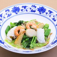 海鮮あんかけ焼きそば