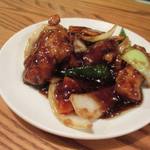 BEER HOP - 黒酢のスブタ＠900円