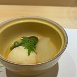 名古屋 栄 鮨 栄華 - 冬瓜とえびしんじょ