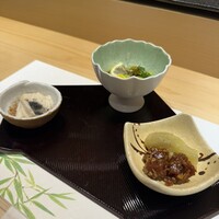 名古屋 栄 鮨 栄華 - 前菜盛り合わせ