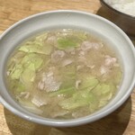 とんかつ 美濃屋 - 豚汁