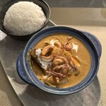 Benjarong Restaurant - ③マッサマンカレー(ビーフ) ジャスミンライス