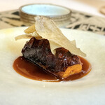 gallery by Chele - ⑮タコ足のバーベキュー 鶏皮せんべい パパイヤの酢