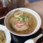 らーめん きちりん - チャーハンセット 塩ラーメン ¥1,400