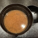 神田錦町 鮨たか晴 - 御碗（蜆の味噌汁）