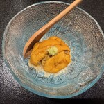 神田錦町 鮨たか晴 - 紫雲丹