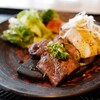 大戸屋 - 田子牛と豚ロースの味噌漬け炭火焼き定食