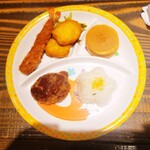 ステーキ＆ハンバーグ専門店 肉の村山 - お子様セット（780円）