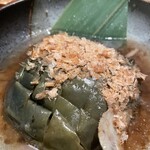 漬け炉端・海鮮番屋×完全個室 漁場ウ合 - 茄子は素晴らしい仕事が施され