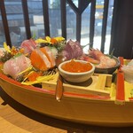 漬け炉端・海鮮番屋×完全個室 漁場ウ合 - 舟盛すごいです✨