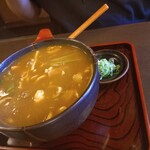 松盛庵 - カレー南 大盛り