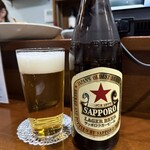 家庭料理とお酒 香の穂 - ビンビール