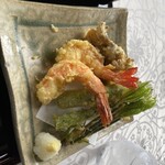 太平洋クラブ軽井沢リゾート - 白舞茸とアスパラの天ぷら