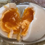 麺処ろくめい - 煮卵さんでーす。