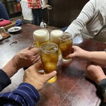 みよしや 本店 - 2回目の乾杯　お疲れ様っしたー